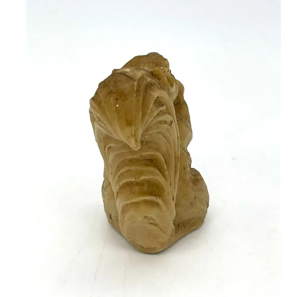 Brown Squirrel Figurine Eating Nut 2